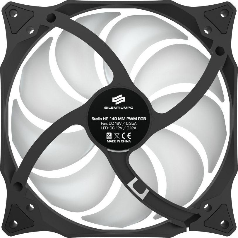 Ftohës SilentiumPC Stella HP RGB, 140mm, HBS, RGB