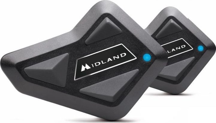 Interkom motoçiklete Midland BT Mini Twin Set, sistem komunikimi Bluetooth, për 2 përdorues