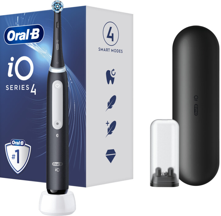 Furçë elektrike për dhëmbë Oral-B iO4 Series, e zezë mat