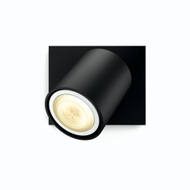 Spot tavanor LED Philips Hue Runner, White Ambiance, 1 llambë, i zi