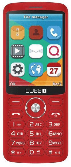 Telefon CUBE1 F700, i kuq