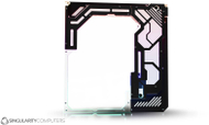 Panel anësor Singularity Computers Spectre 4 Aevum Dual Loop, akrilik transparent, ARGB, i zi