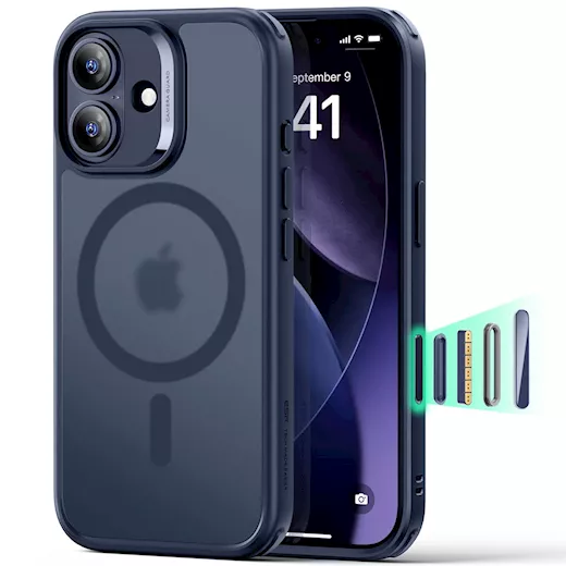 Mbrojtëse hibride për iPhone 17 ESR, e kaltër