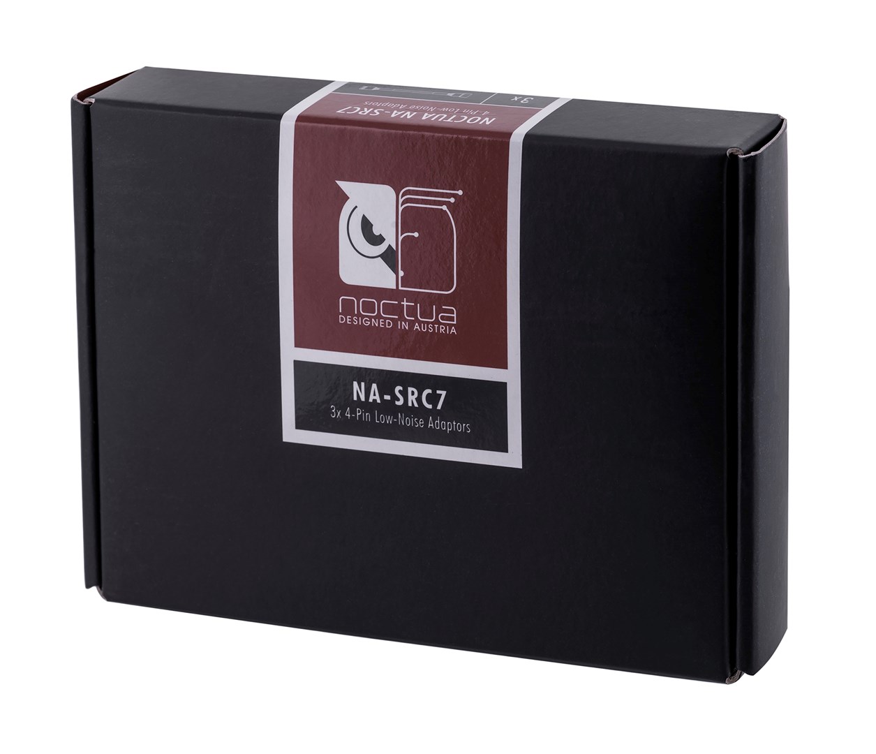 Kabllo adaptor ventilatori Noctua NA-SRC7, 4-pin PWM, 0.11m, e zezë