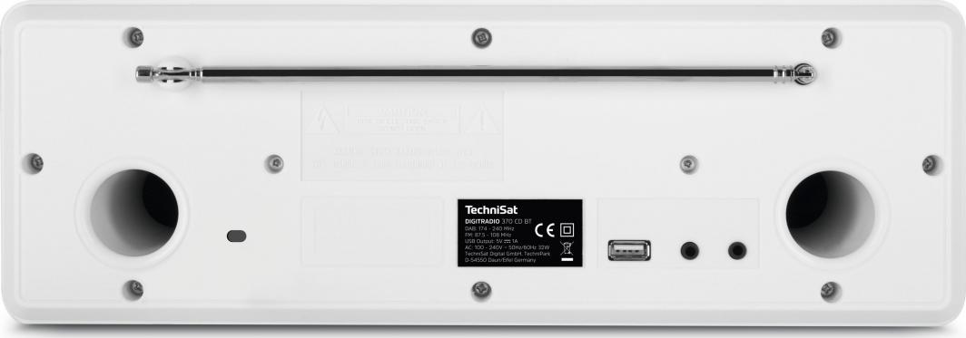 Radio TechniSat DigitRadio 370 CD BT, e bardhë
