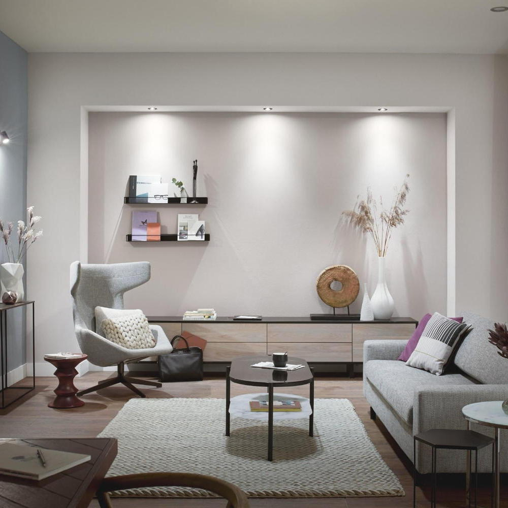 Spot i fshehur Philips Hue Centura, set 3 copë, Bluetooth, i zi