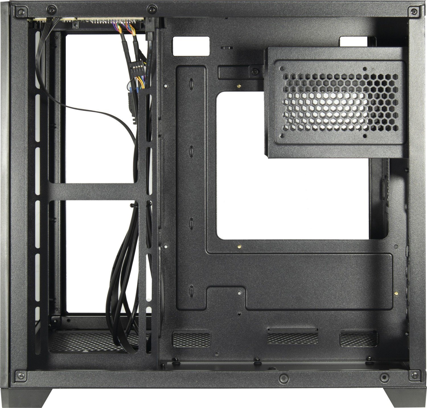 Kisë kompjuteri Inter-Tech C-501 Aspect, Micro ATX, e zezë