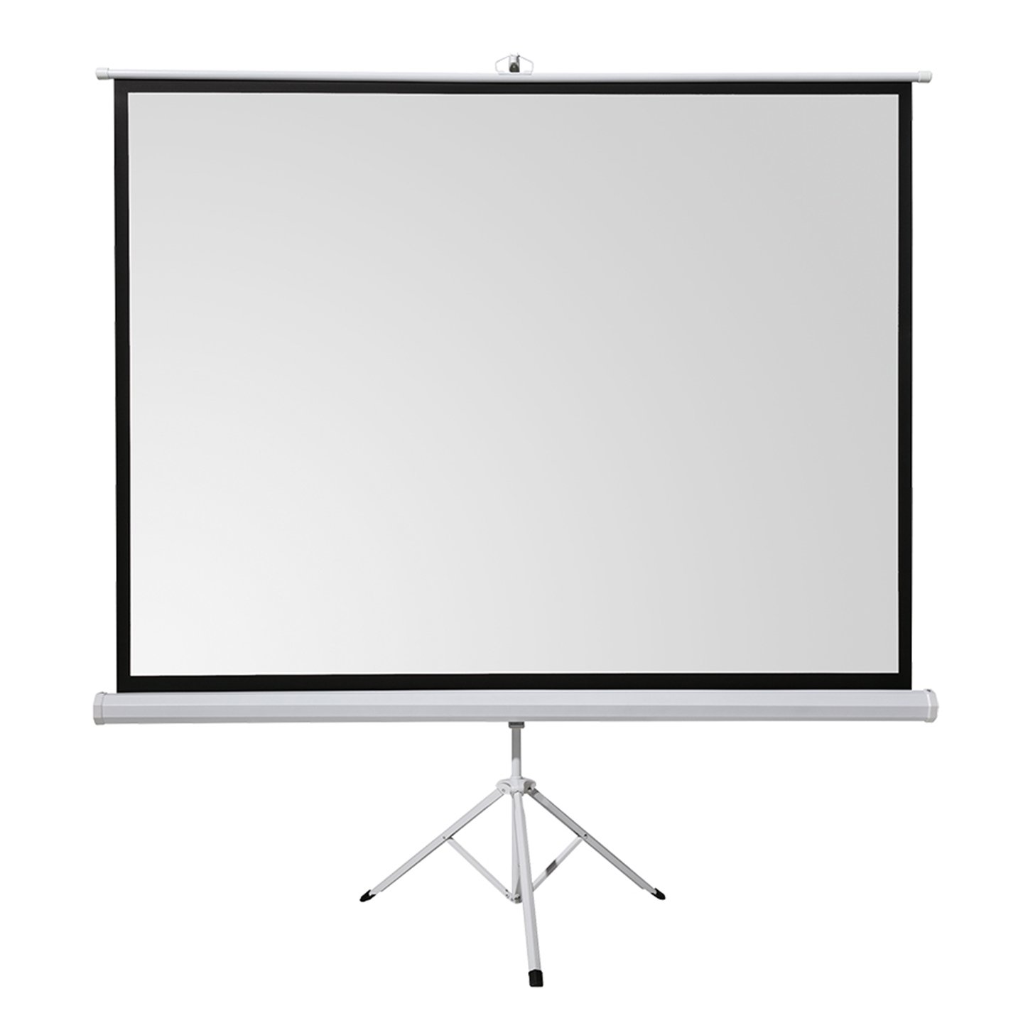 Perdë projektori Everest TPP-200 – 200×200cm, Tripod, portative, e bardhë/zezë