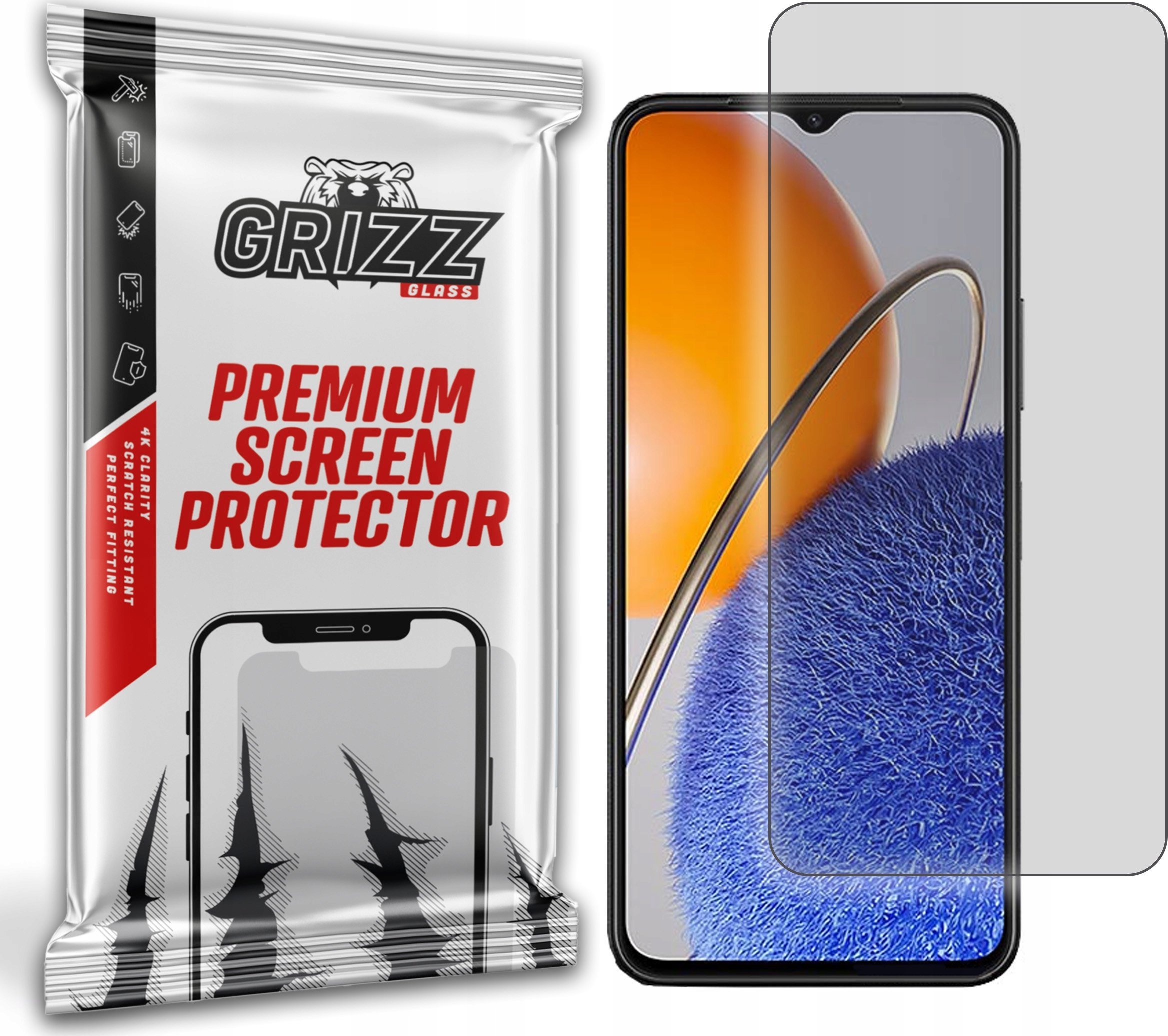 Mbështjellës ekrani GrizzGlass PaperScreen për Huawei Enjoy 50z, matte