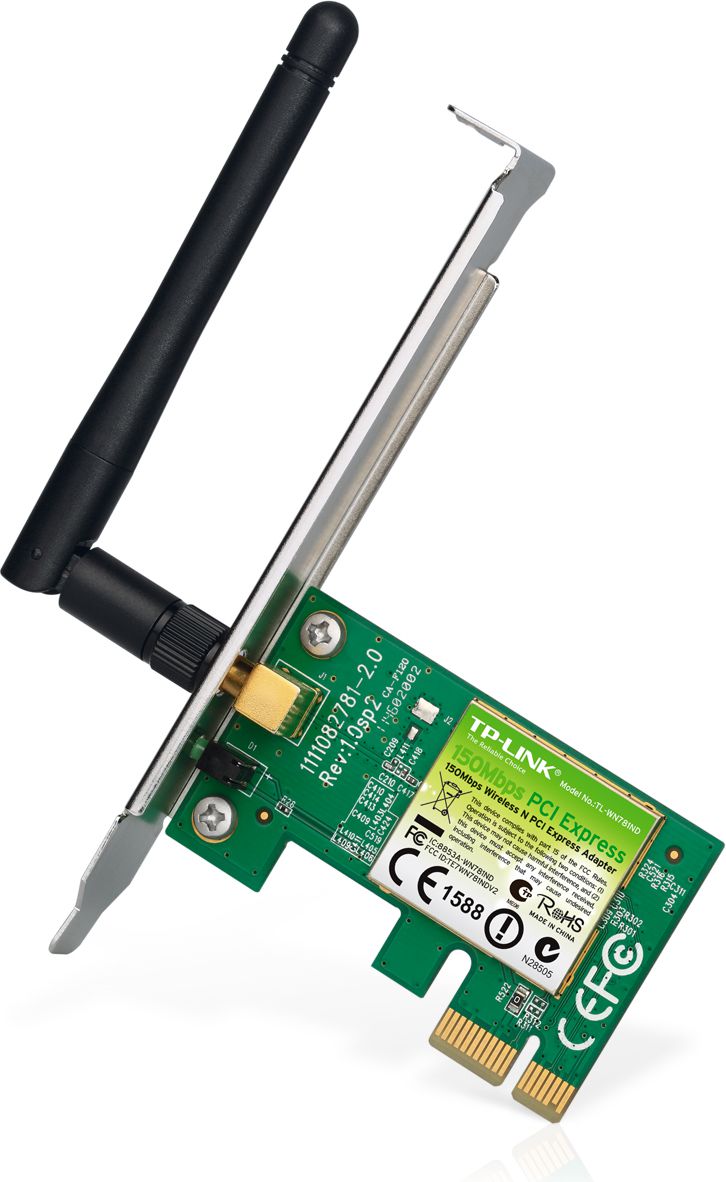 Kartë rrjeti pa tela TP-Link TL-WN881ND, PCI Express, 150 Mb/s