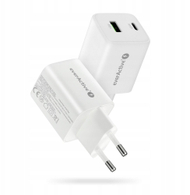 Karikues muri everActive SC-450Q, GaN, 45W, 1x USB 1x USB C, i bardhë