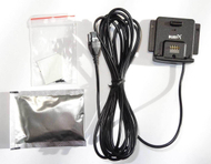 Mbajtës ekrani BURY CC 9060, për sistem hands free, i zi