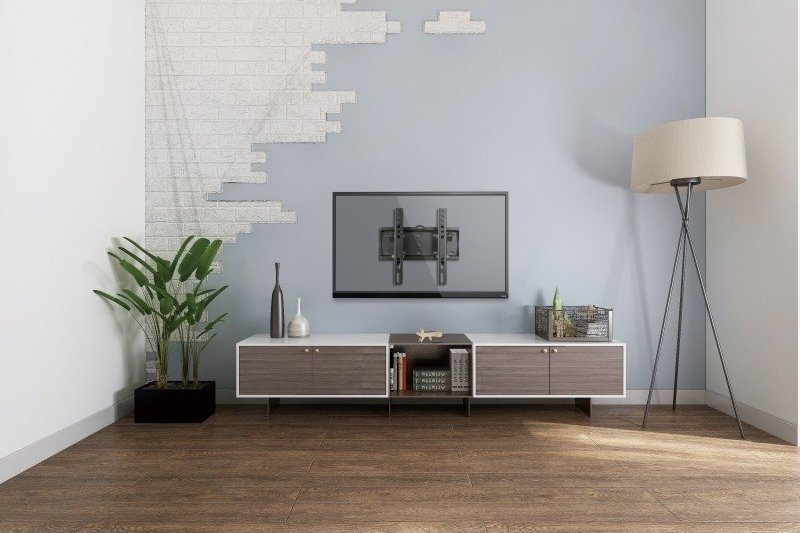 Mbajtëse muri për TV Reflecta PLANO Slim 42-2020T, 23"-42", e zezë