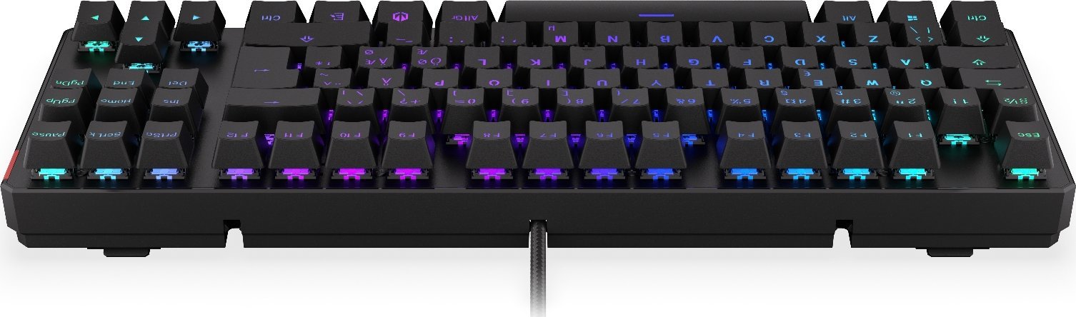 Tastierë mekanike Endorfy Thock TKL, Kailh Red, RGB, e zezë