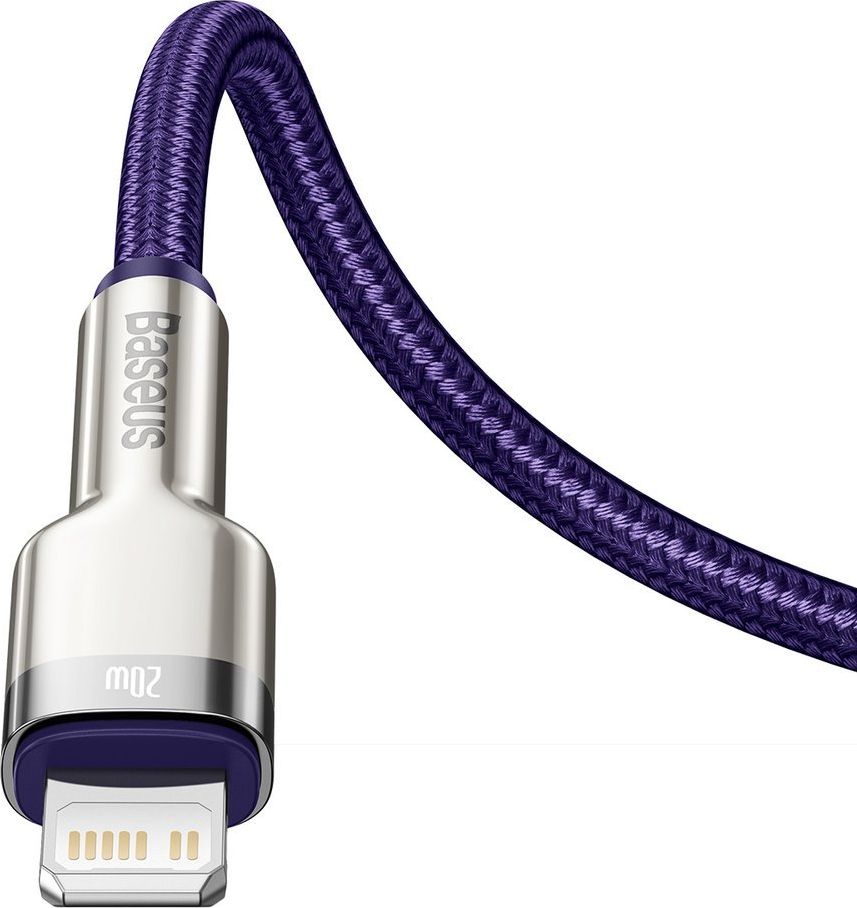 Kabllo karikimi Baseus Cafule, USB C në Lightning, 20W, 1m, lejla