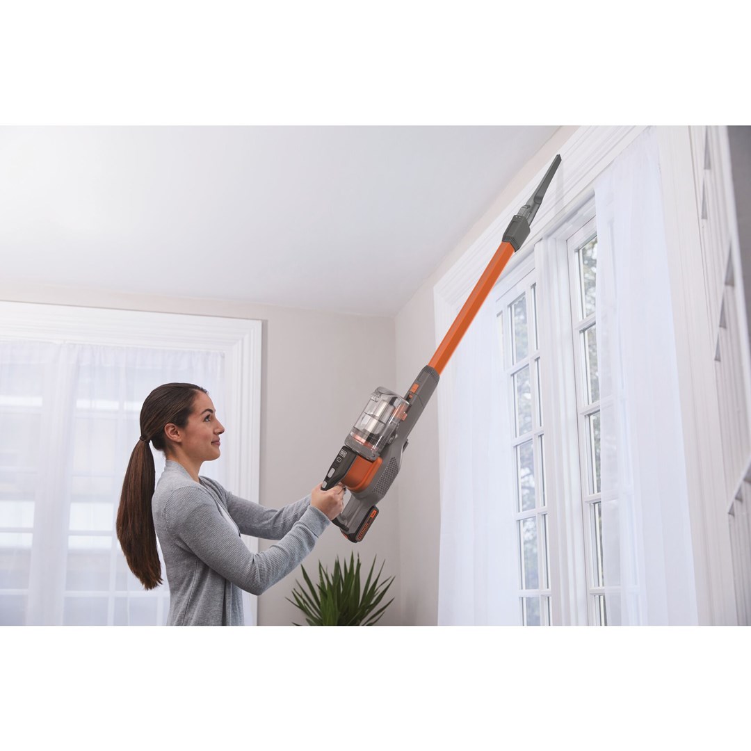 Fshesë me korrent pa kabllo Black+Decker PowerSeries Extreme BHFEV182C-QW, 18V, vertikale 4 në 1, gri