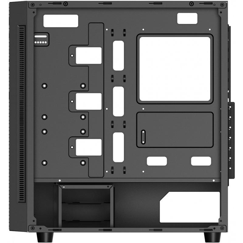 Kabinet kompjuteri DeepCool MATREXX 55 Mesh, Mid Tower, xham i temperuar, i zi