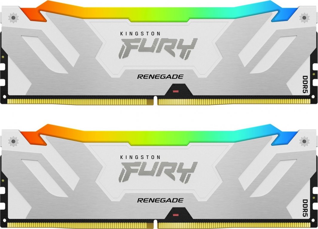 Memorie Kingston Fury Renegade RGB, DDR5, 64 GB, 6400 MHz, CL32, KF564C32RWAK 2-64