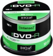 Disqe Intenso DVD+R, 4.7GB, 16x, 100 copë