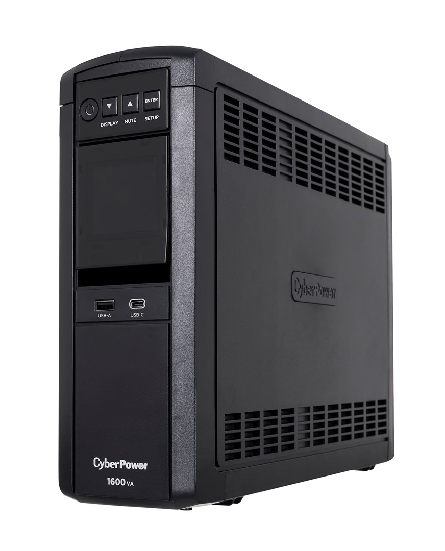 UPS CyberPower CP1600EPFCLCD, 1600VA, valë sinusoidale, i zi