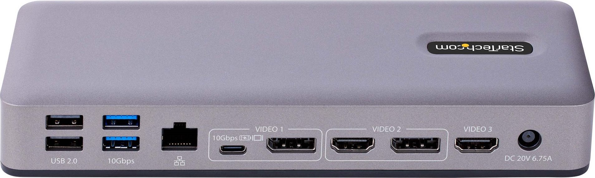 Докинг станица за лаптоп StarTech DK31C3MNCRUE, USB-C, 4K, со Power Delivery 60W