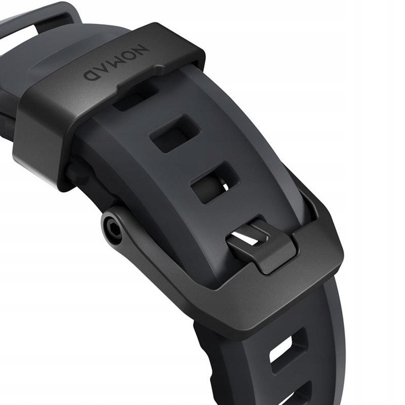 Rrip dore për Apple Watch Nomad Rocky Point Band, 46mm 49mm, FKM fluoroelastomer, ngjyra Storm me aksesore të zinj