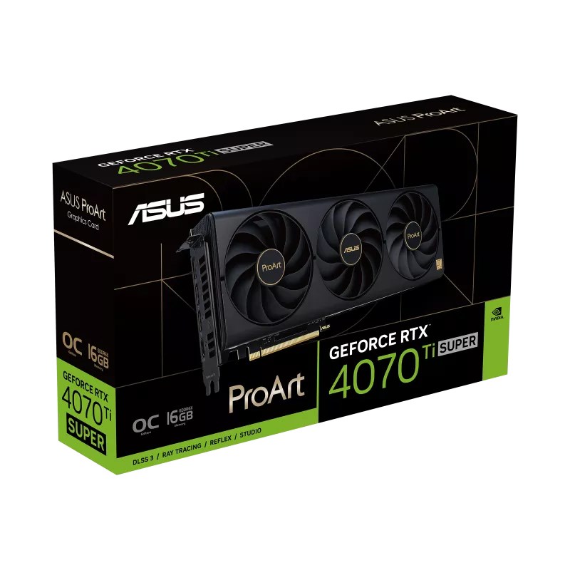 Kartelë grafike Asus ProArt GeForce RTX 4070 Ti SUPER OC 16GB GDDR6X
