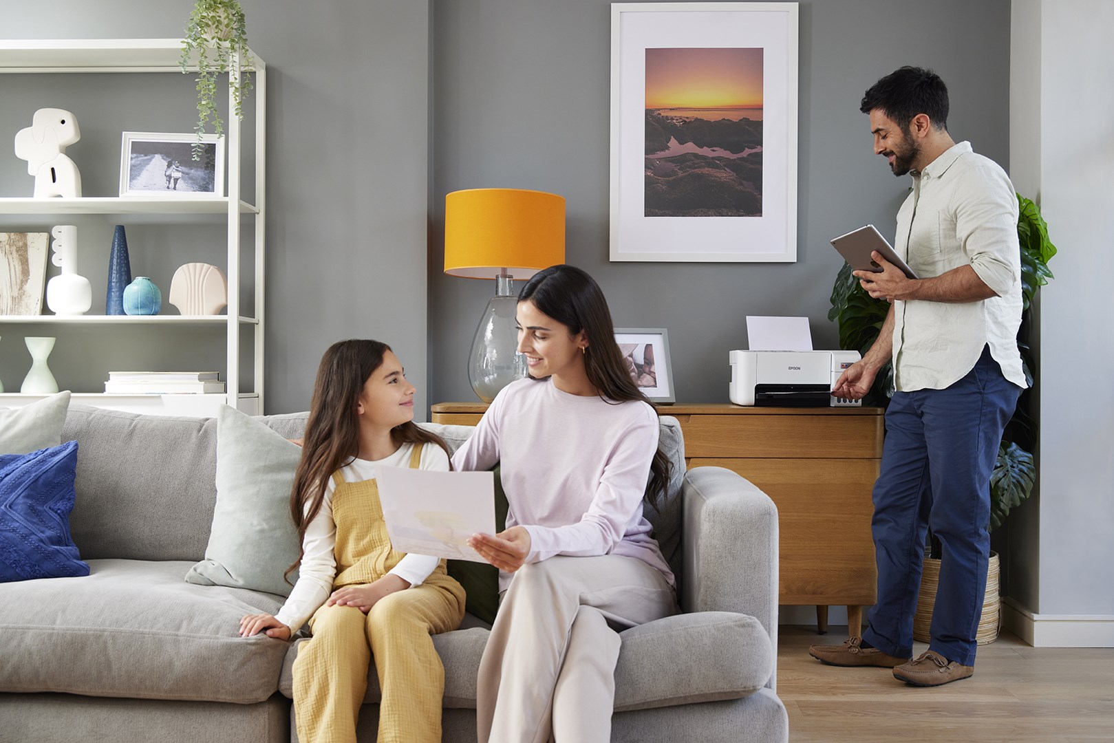 Printer multifunksional Epson L3256, Inkjet, i bardhë