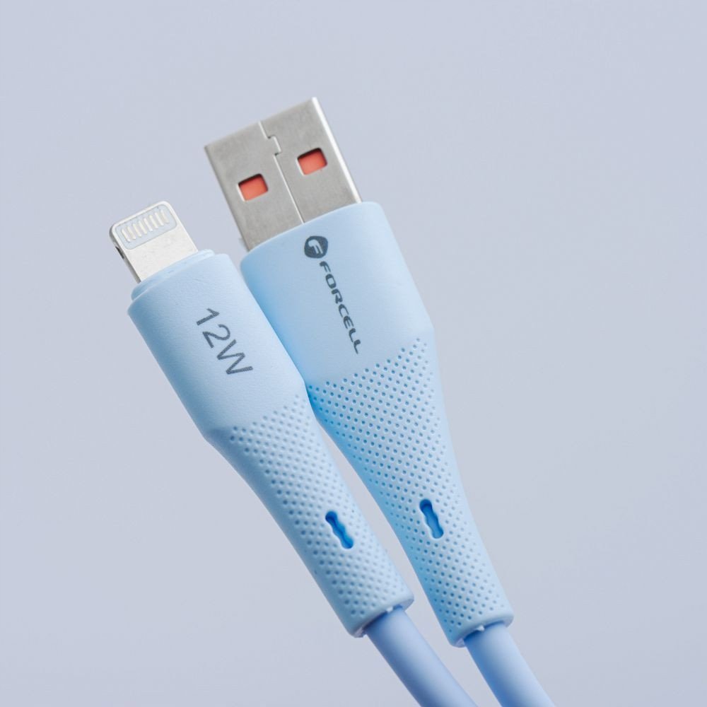 Kabllo USB Forcell F ENERGY C341, USB A në Micro USB, 1 m, 18W, blu