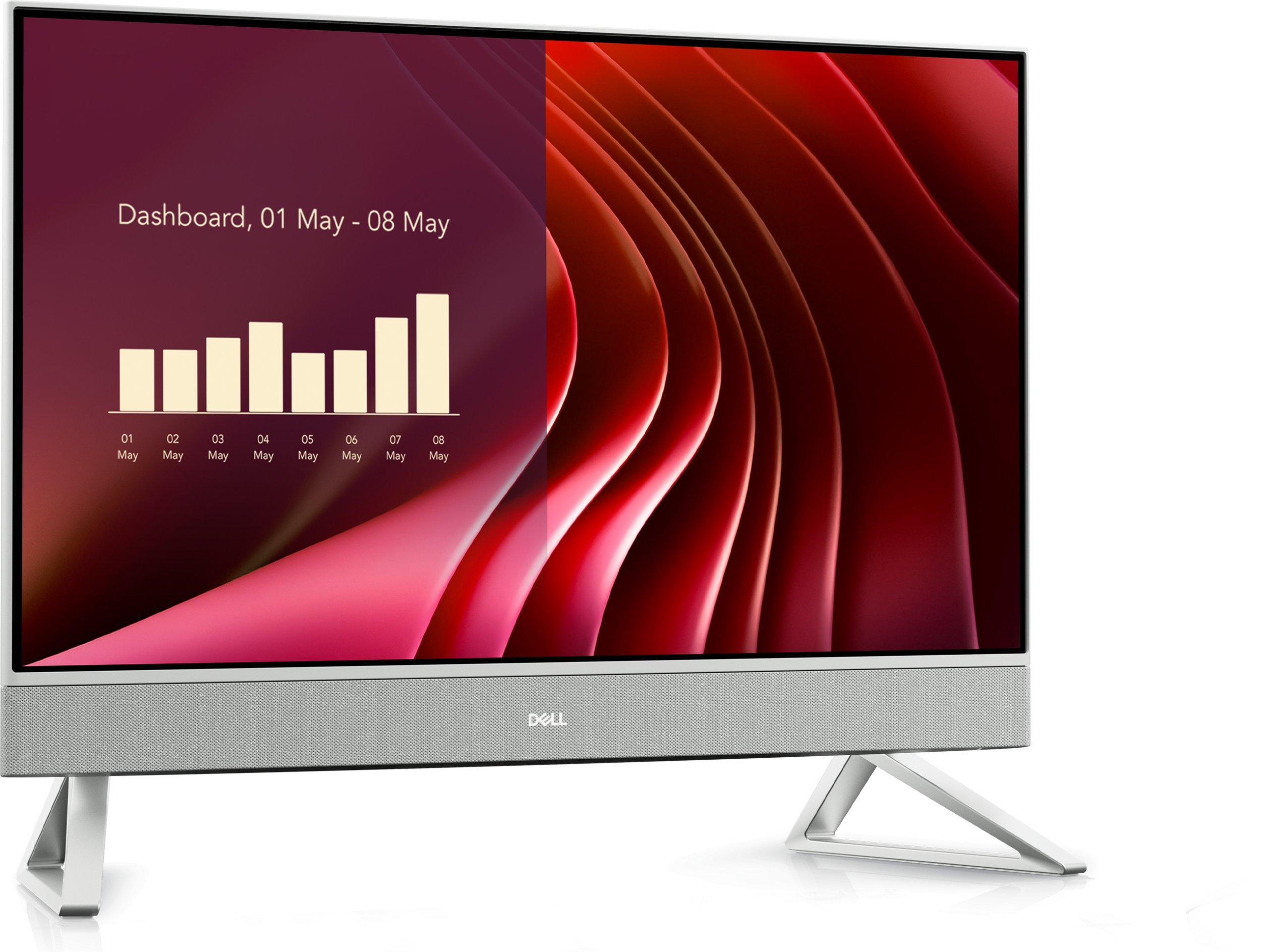 Kompjuter Dell 24 AIO FG FHD Core 7, 16GB RAM DDR5, 1TB, RJ-45, i bardhë