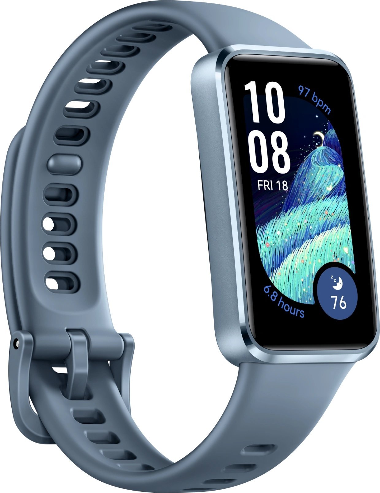 Byzylyk inteligjent Huawei Band 10, ekran 1.47" AMOLED, rezistent ndaj ujit 5ATM, blu