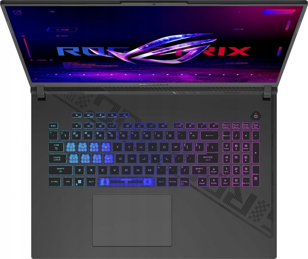 Лаптоп Asus ROG Strix G18 G814JI-N6132W, 18", Intel Core i7-13650HX, 16GB RAM, 1TB SSD, NVIDIA GeForce RTX 4070, темно сива боја