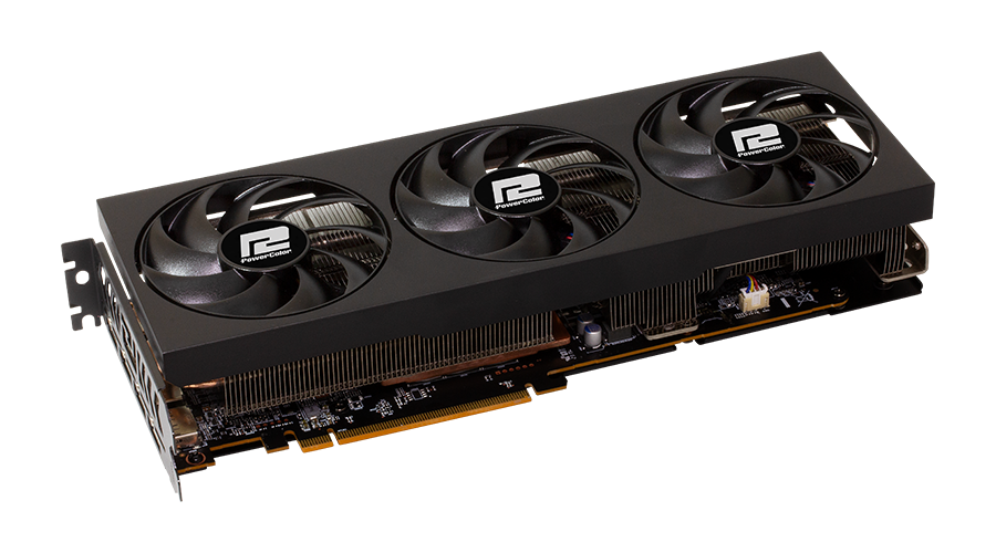 Kartë grafike PowerColor Radeon RX 7700 XT Fighter, 12GB GDDR6, PCI Express, e zezë