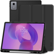 Флип навлака Tech-Protect SC Pen за Lenovo Idea Tab Plus 12.1\", со држач за стилус, црна