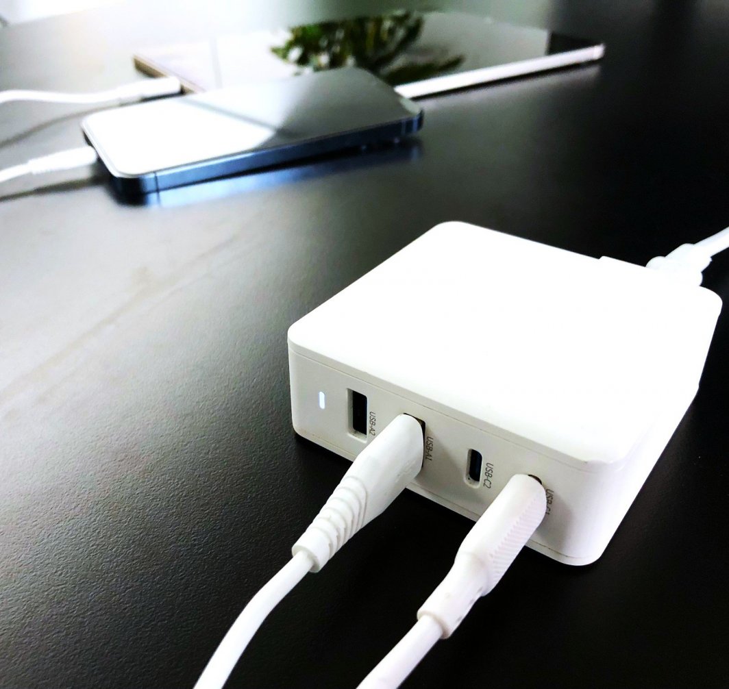 Karikues Dudao GaN, 100W A100EU, i bardhë