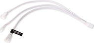 Кабел разделник Alphacool Y-Splitter, 4-пин во 3x 4-пин PWM, 30cm, бел