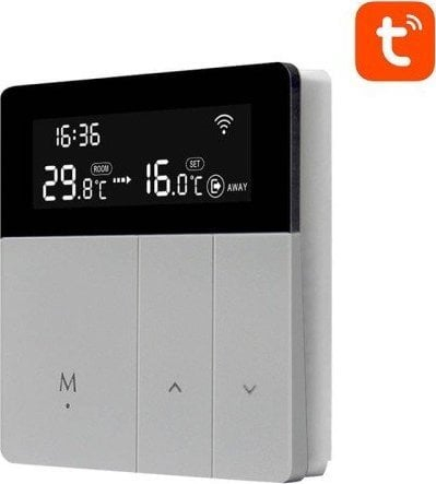 Termostat smart Avatto WT50, për bojler uji, WiFi TUYA, ekran LCD