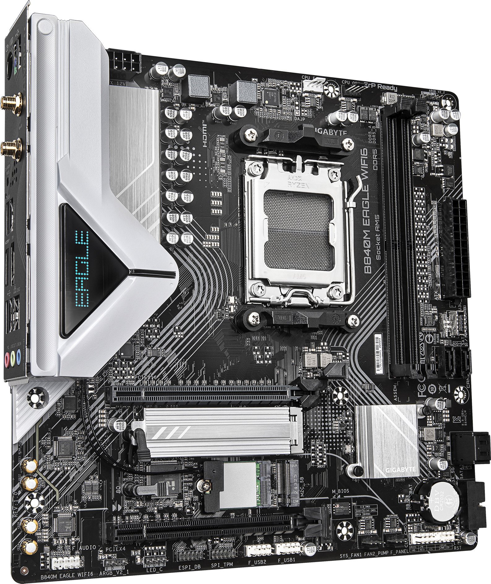 Motherboard GIGABYTE B840M EAGLE WIFI6, AMD Ryzen 9000, DDR5, mATX