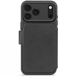Këllëf portofol Decoded për iPhone 17 Pro Max, lëkurë, me MagSafe, i zi