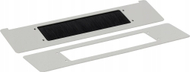 Pjesë kalimi kabllosh PULSAR RAPS-G për kabinete RACK 19", brushë, gri