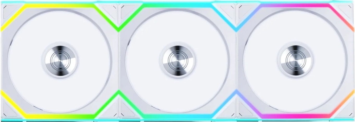 Ventilator PC Lian Li UNI FAN SL Wireless Blade, 120mm, ARGB PWM, i bardhë, set 3 copë me hub