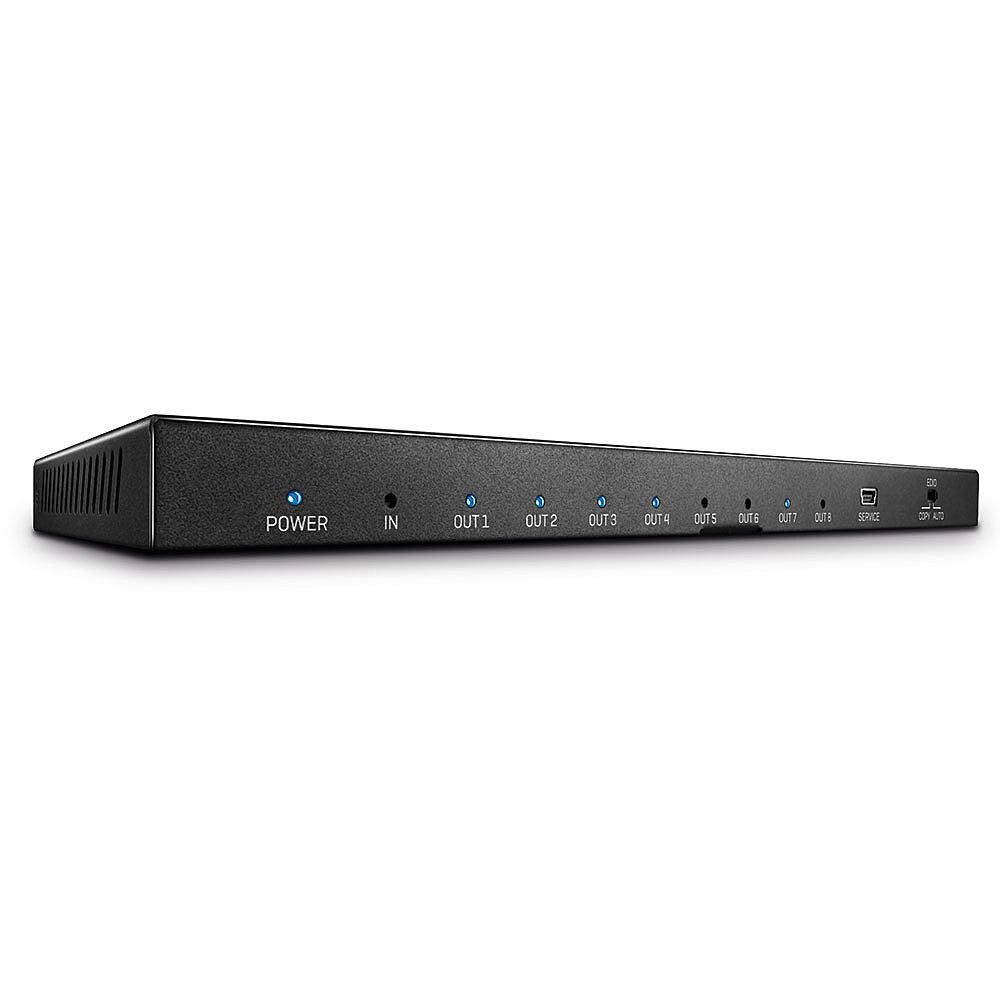 Ndarës videosi HDMI Lindy 38237, 1 në 8, 4K, i zi