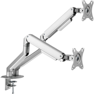 Stendë monitori Serioux MM63-C024, për 2 monitorë 17"-32", 2-9kg për monitor, argjendtë