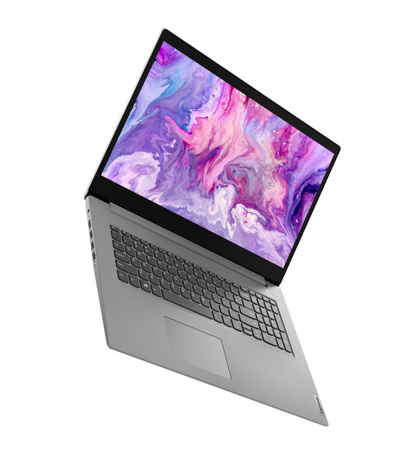 Laptop Lenovo IdeaPad 3, 17.3", Intel Core i3, 8GB RAM, 512GB SSD, Intel UHD Graphics, gri / platin