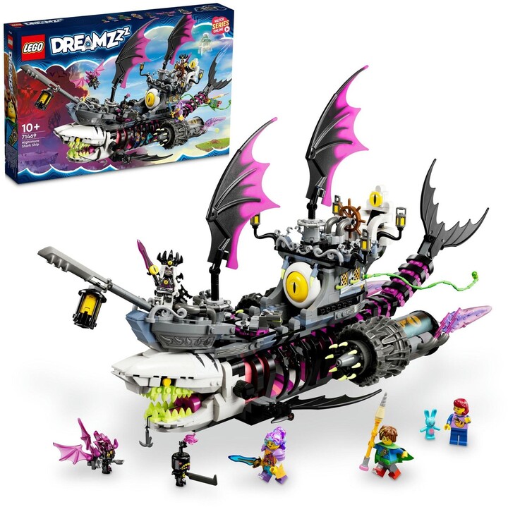 Figurë LEGO® DREAMZzz™ 71469 Nightmare Shark Boat