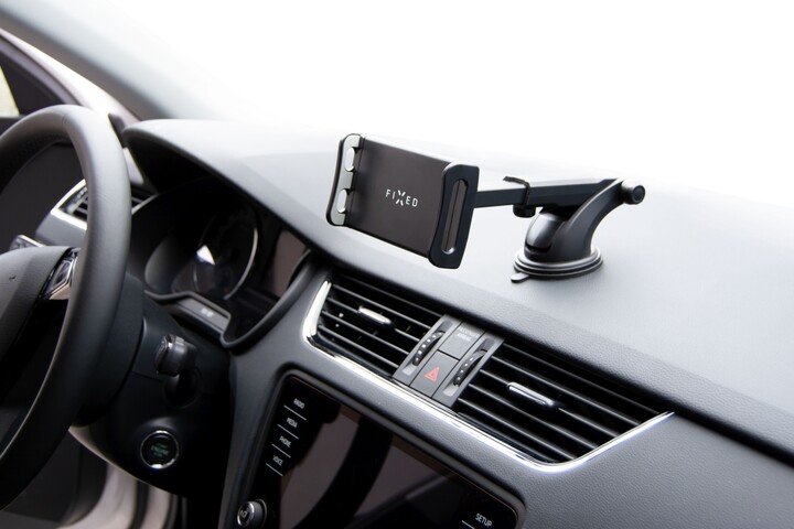 Mbajtës me gotë thithëse FIXED Tab XL për tablet 7-13 ", i zi