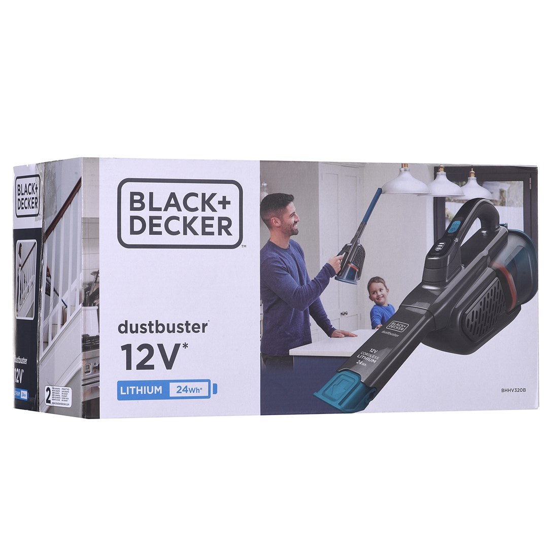 Fshesë dore pa kabllo Black&Decker BHHV320B-QW, 12V Li-Ion, 700ml, gri
