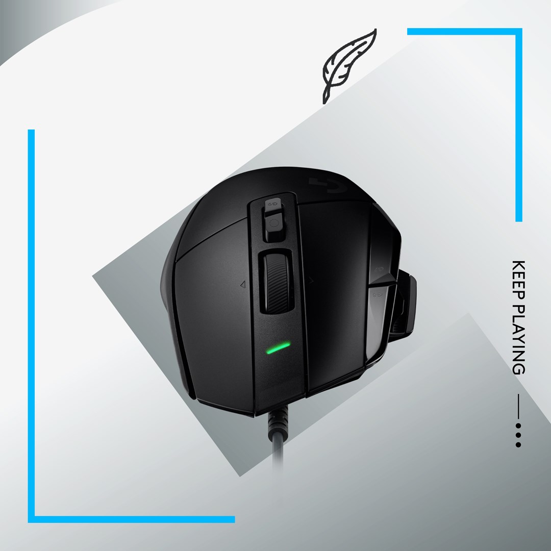 Maus Logitech G G502 X, optik, 25600 DPI, USB Type-A, i zi