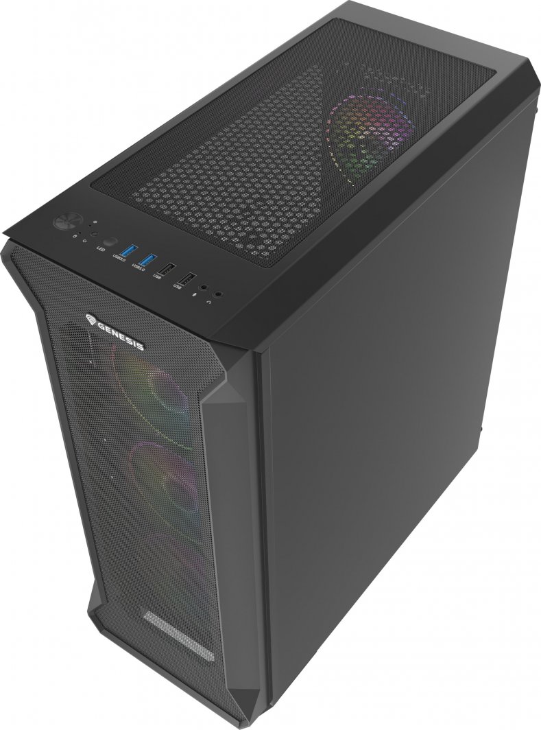 Kasë Genesis IRID 505 ARGB V2, Midi Tower