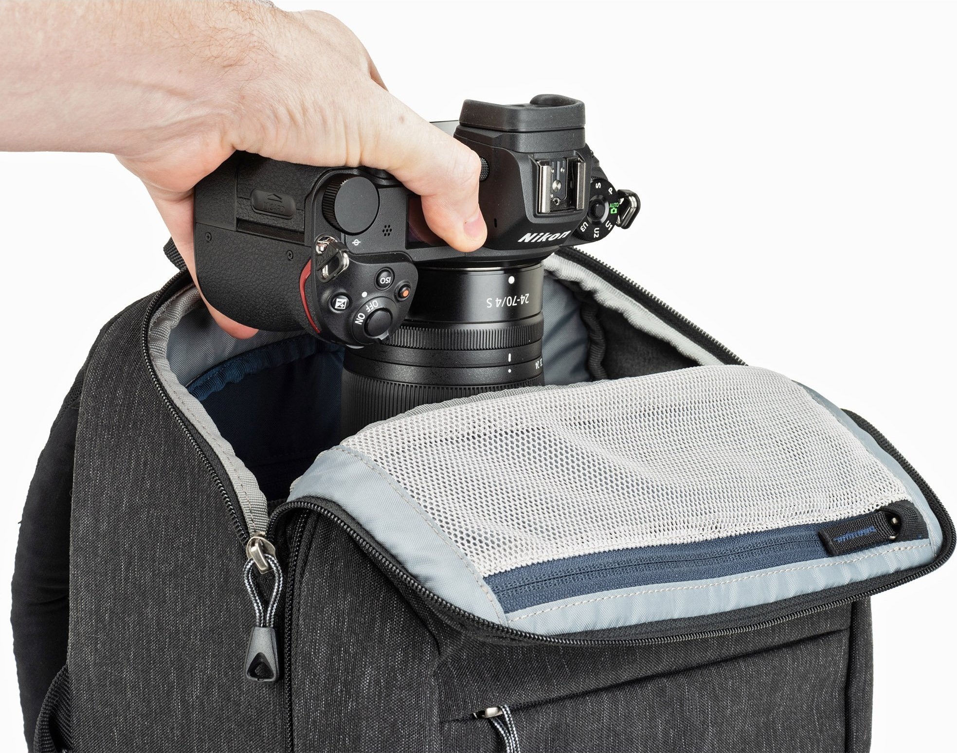 Çantë shpine fotografike Think Tank Photo BackStory 15, për laptop 16", për tablet 10", e zezë